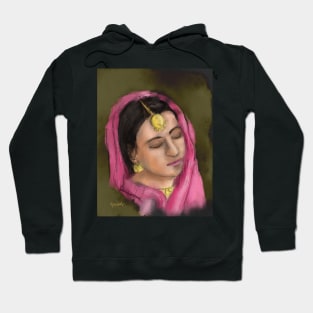 Punjabi Girl in Pink Hoodie